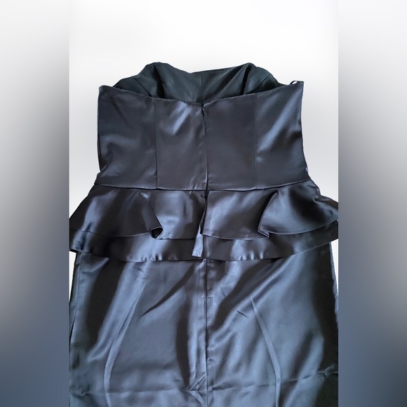 NEW Satin Cocktail Party, Wedding, Prom Tube Dress size 8 - Picture 4 of 7